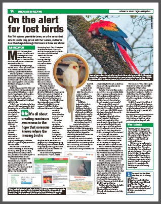 Cage and Aviary Article